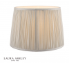 Klosz Abażur 30cm LAURA ASHLEY Hemsley Pleated Silk Silver DAR LIGHTING LA3724679-Q (Abażur- Bez Podstawy)